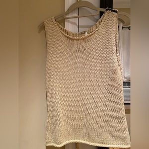 Max Studio crochet top